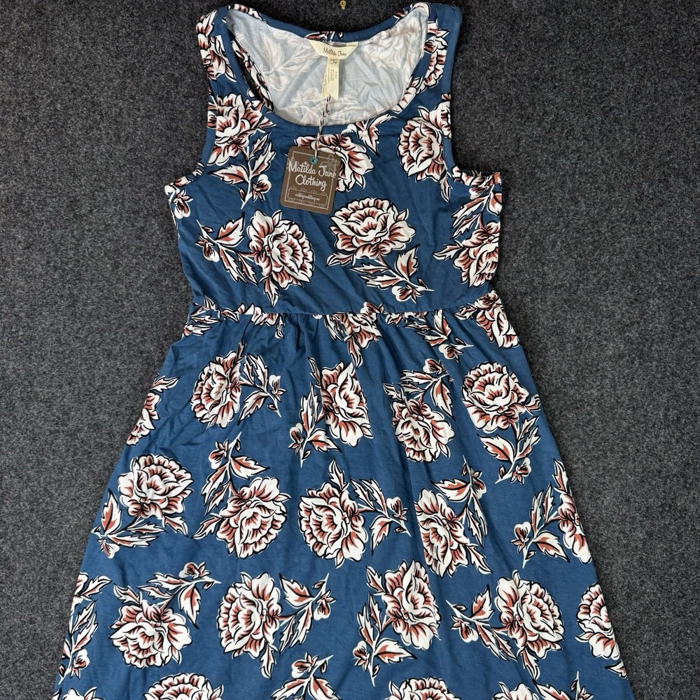 Matilda Jane Along the Beach Maxi Dress S Teal Floral NWT Boho Coastal